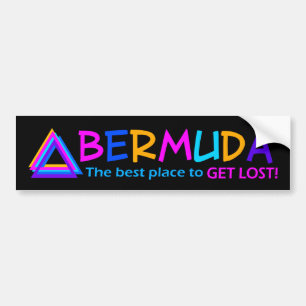 BERMUDA TRIANGLE bumpersticker