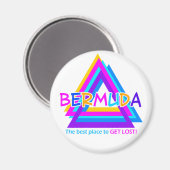 BERMUDA TRIANGLE magnet Magneet (Voorkant / Achterkant)