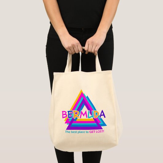 BERMUDA TRIANGLE-tas - kies stijl en kleur Tote Bag (Voorkant (product))