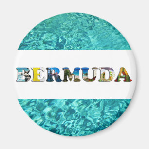 Bermuda Tropical Beach Blue Ocean Travel Photos Magneet