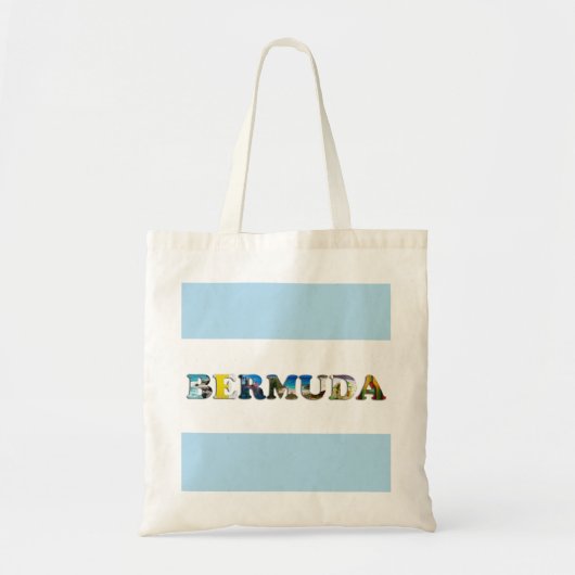 Bermuda Tropical Beach Travel Photo Tote Bag (Voorkant)