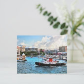 Bermuda - Tugboat Going in Hamilton Harbour Briefkaart (Staand voorkant)