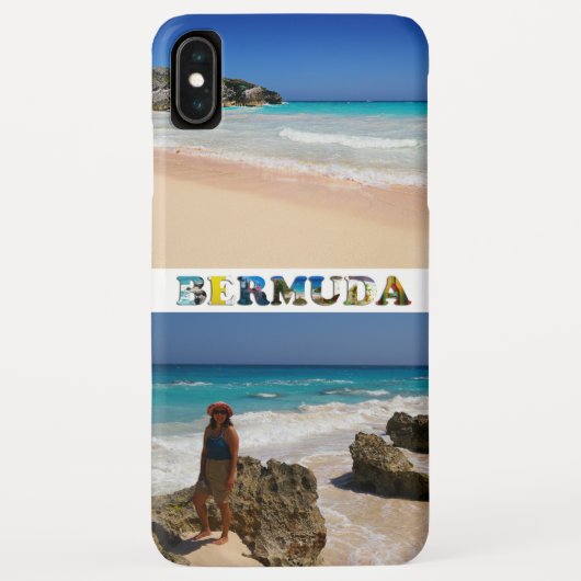 Bermuda Vacation 2 Photos Collage Case-Mate iPhone Case (Achterkant)