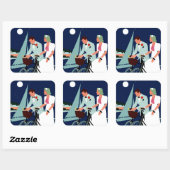 Bermuda Vierkante Sticker (Vel)