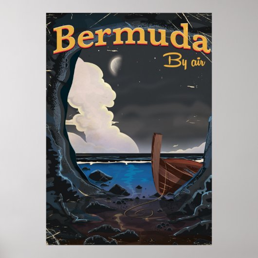 Bermuda vintage poster (Voorkant)