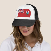 Bermuda Vlag Hoed Trucker Pet (In situ)