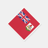Bermuda vlag Papier servet (Hoek)