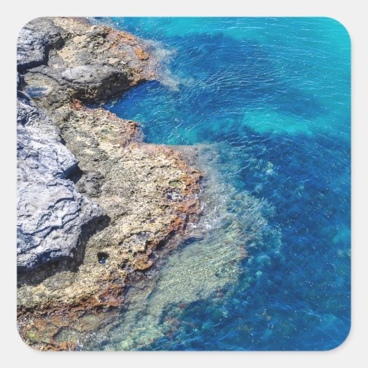 Bermuda Waters & Stickers Rocky Shoreline (Devant)