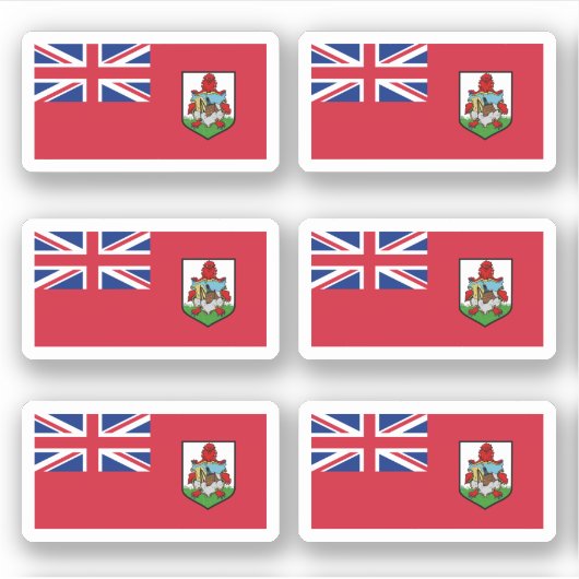 Bermudiaanse vlag sticker (Voorkant)