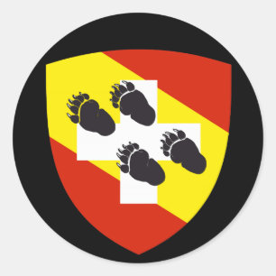 Bern Berna Bärn Schweiz Suisse Aufkleber Ronde Sticker