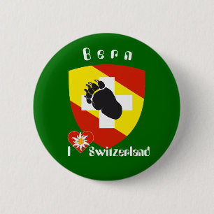 Bern Berna Schweiz Suisse Svizzera Svizra Ronde Button 5,7 Cm