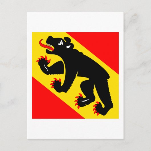 Bern Flag Briefkaart (Voorkant)