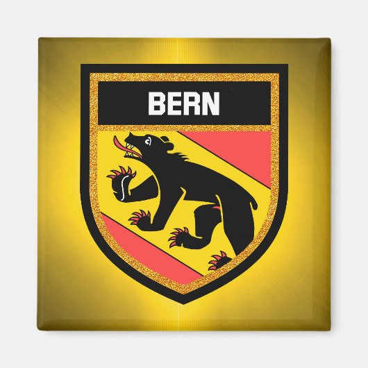 Bern Flag Magneet (Voorkant)