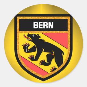 Bern Flag Ronde Sticker