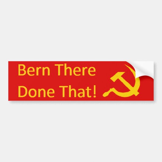Bern heeft die Bumpersticker of dat Shirt gedaan (Voorkant)