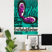 Bern Kunsthalle Poster (Thuiskantoor)