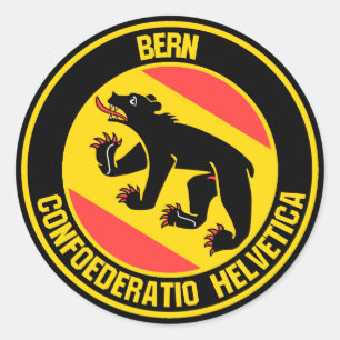 Bern Round Emblem Ronde Sticker