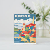 Bern Suisse voyage vintage Carte postale (Debout devant)