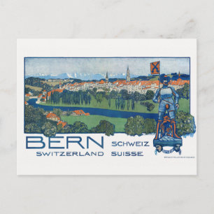 Bern Swiss Vintage Poster 1906 Briefkaart