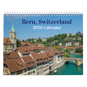 Bern Zwitserland 2026 Kalender