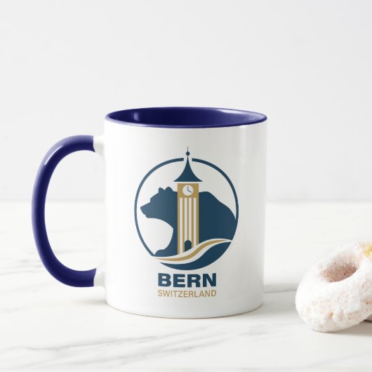 Bern Zwitserland Europa Mok (Met donut)