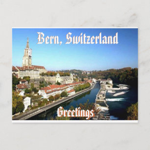 Bern, Zwitserland (Mojisola Gbadamosi) Briefkaart