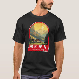 Bern Zwitserland Reizen Kunst Vintage T-shirt