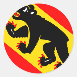 Bern, Zwitserland Ronde Sticker