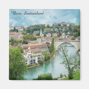 Bern Zwitserland Swiss Photo Aare River Magneet