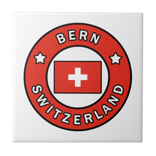 Bern Zwitserland Tegeltje (Voorkant)