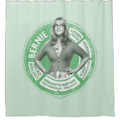 Bernadette Info Graphic Douchegordijn (Voorkant)