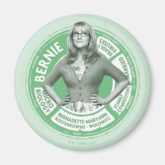 Bernadette Info Graphic Magneet (Voorkant)