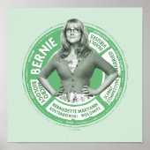 Bernadette Info Graphic Poster (Voorkant)