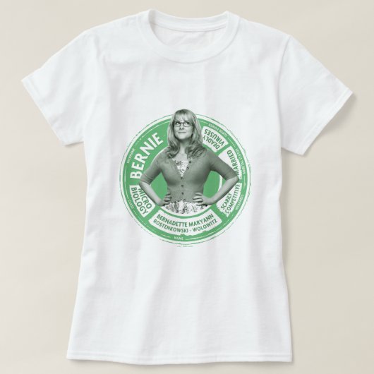 Bernadette Info Graphic T-shirt (Design voorkant)