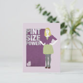 Bernadette | Vermogensgrootte van de pen Briefkaart (Staand voorkant)