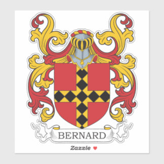 Bernard Family Crest Sticker