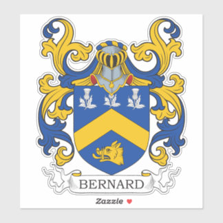 Bernard Family Crest Sticker