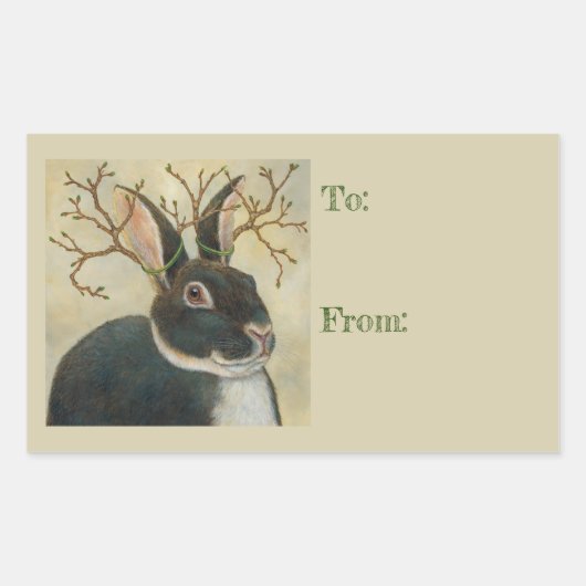 Bernard les stickers cadeau lapin (Devant)