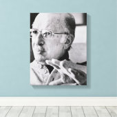 Bernard Malamud Canvas Afdruk (Insitu (Houten vloer))