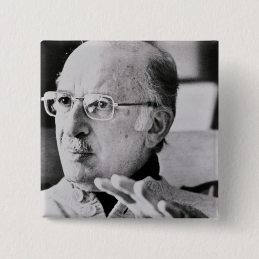 Bernard Malamud Vierkante Button 5,1 Cm (Voorkant)
