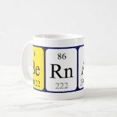 Bernard periodieke lijstnaam mok (Voorkant links)