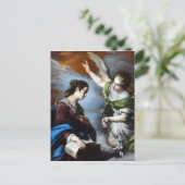 Bernardo Strozzi De aankondiging Briefkaart (Staand voorkant)