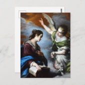 Bernardo Strozzi De aankondiging Briefkaart (Voorkant / Achterkant)