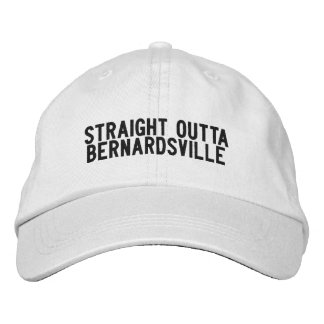 Bernardsville New Jersey Hoed Geborduurde Pet