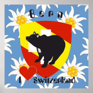 Berne, Berne, Berna, Bärn, Schweiz, Suisse, Poster