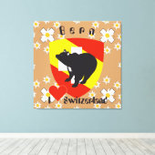 Berne, Berne, Berna, Ours, Suisse, Toile (Insitu (Plancher de Bois))