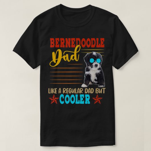 Bernedole Dad Funny Definition koeler Dog Sungla T-shirt (Design voorkant)