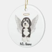 Bernedole Dog Sympathie Memorial Keramisch Ornament (Links)