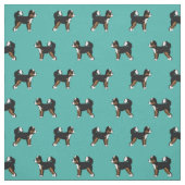 Bernedole hond turquoise stof (Swatch)