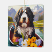 Bernedole op een peddel: een Schilderachtig avontu Keramisch Ornament (Links)